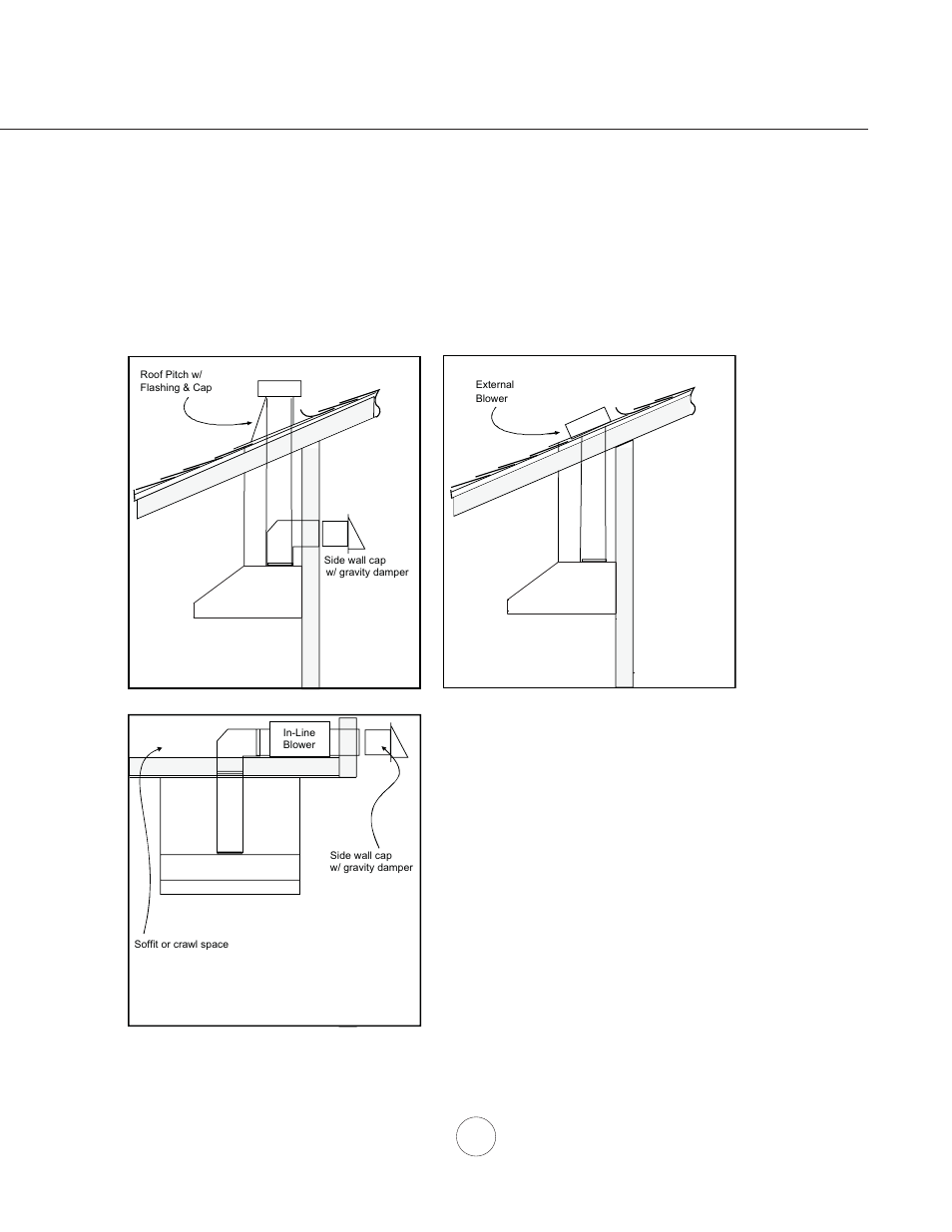 Installation – ducting options | Zephyr Cypress AK7842ASX User Manual | Page 9 / 19