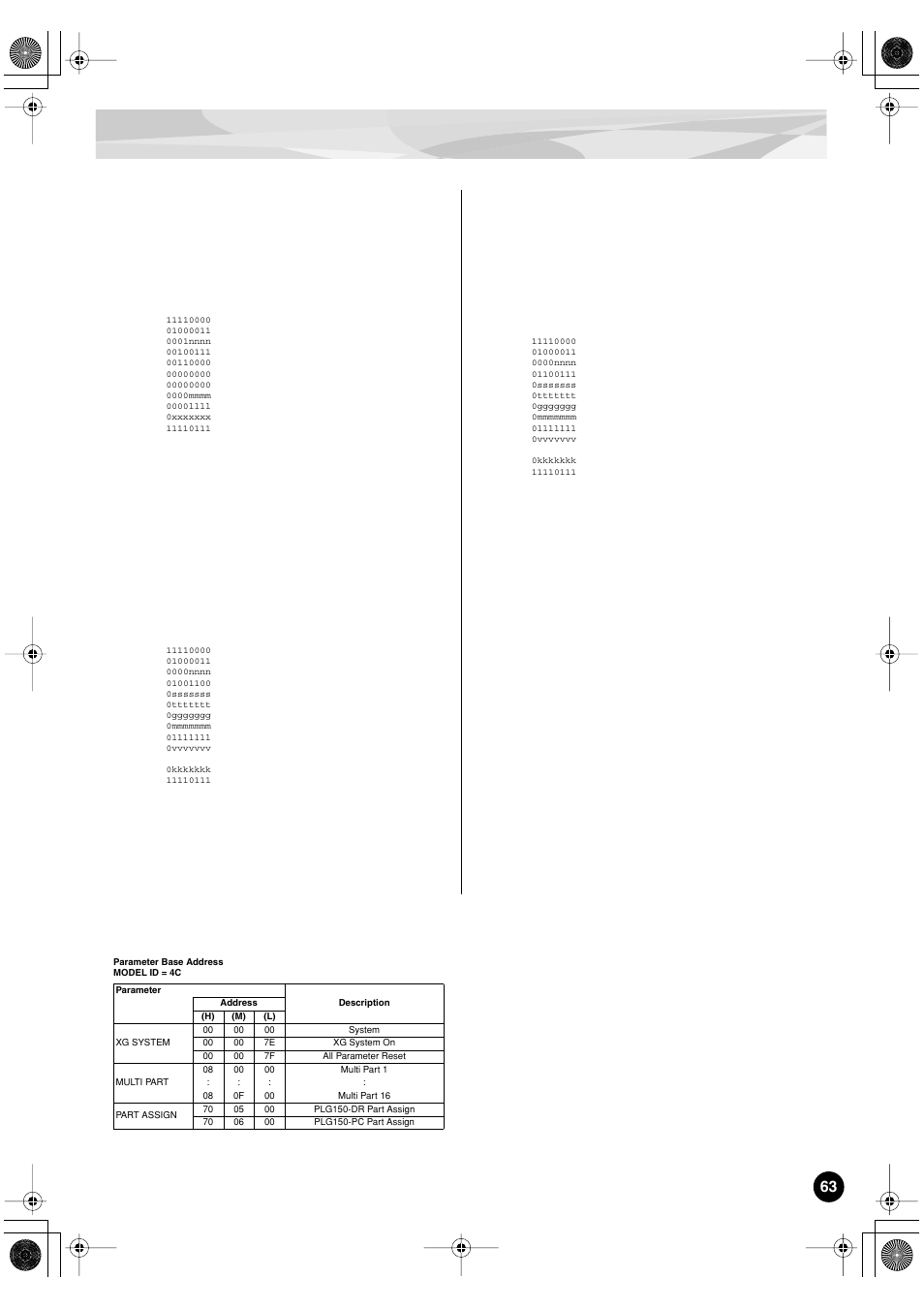 Yamaha PLG150-DR User Manual | Page 63 / 75