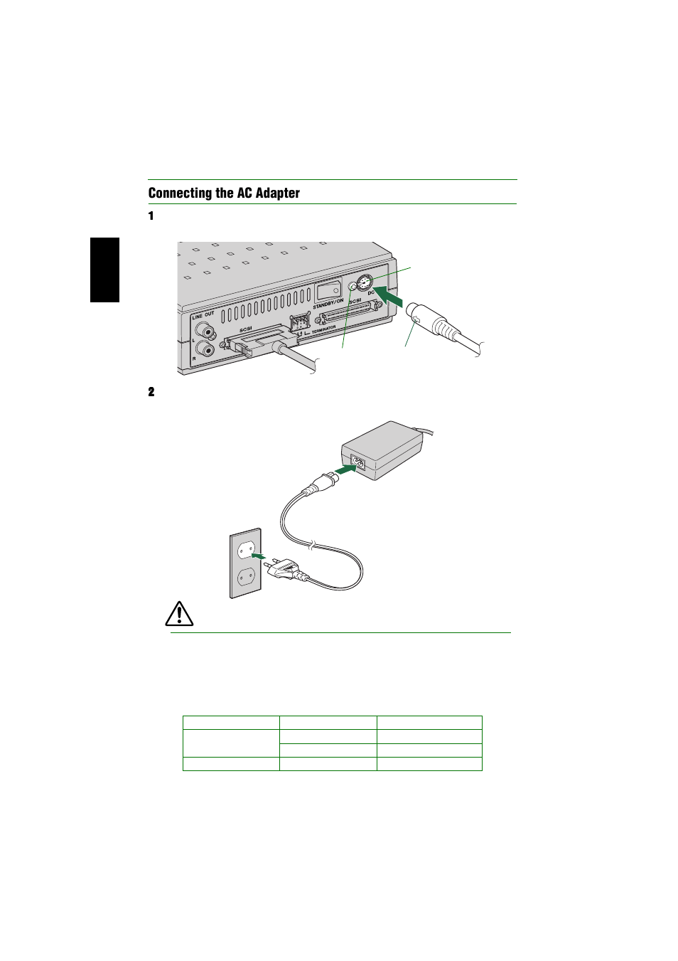 P. 16), P. 16, Connecting the ac adapter | Yamaha CRW2200SX User Manual | Page 25 / 47