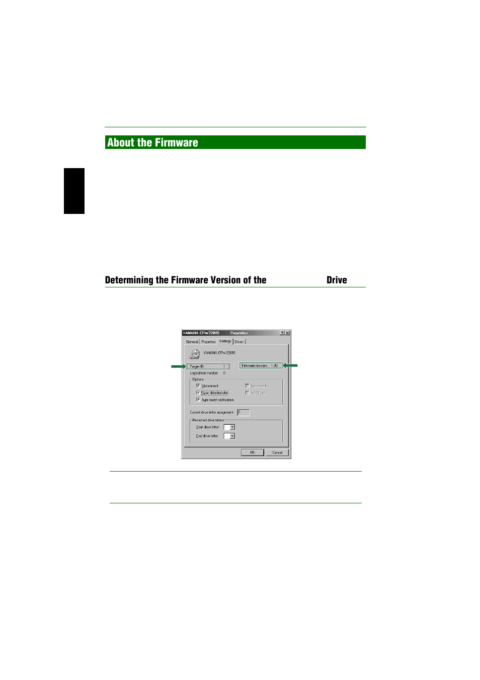 About the firmware | Yamaha CRW2200SX User Manual | Page 39 / 47