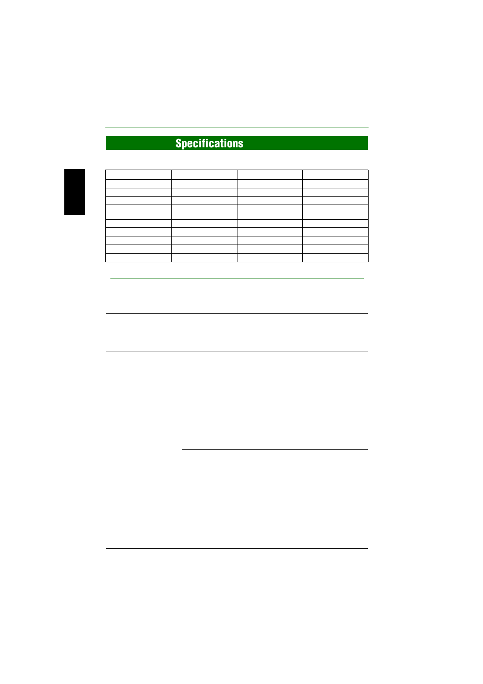 Crw2200sx specifications, Crw2200sx, Supported formats | Yamaha CRW2200SX User Manual | Page 41 / 47