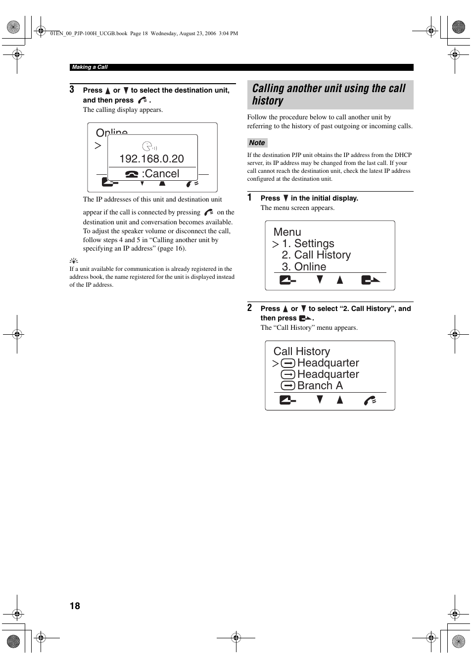 Yamaha PJP-100H User Manual | Page 22 / 59