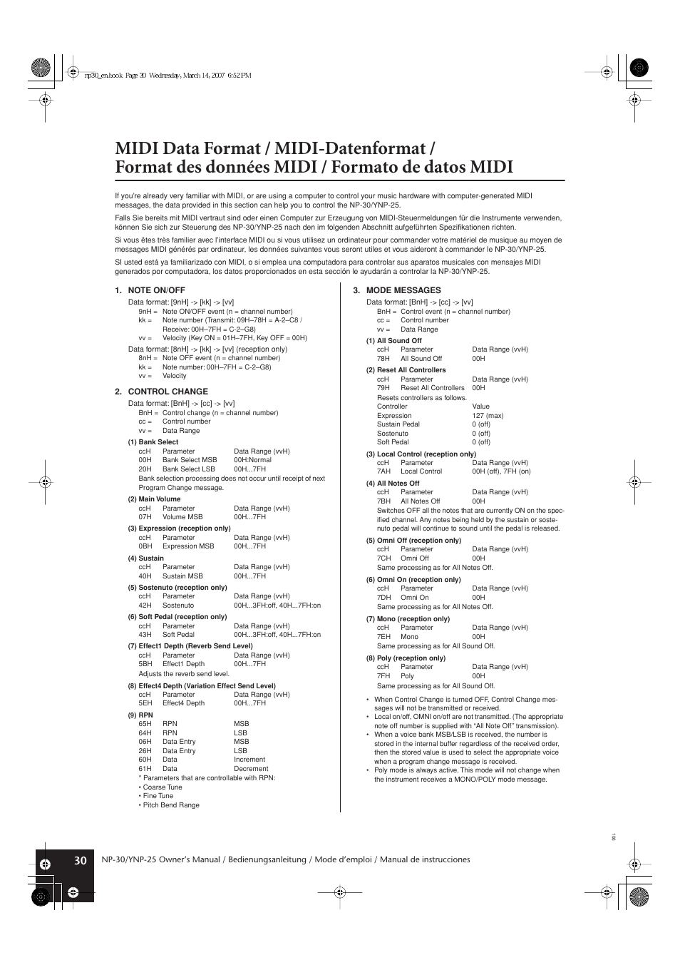 Yamaha YNP-25 User Manual | Page 29 / 37