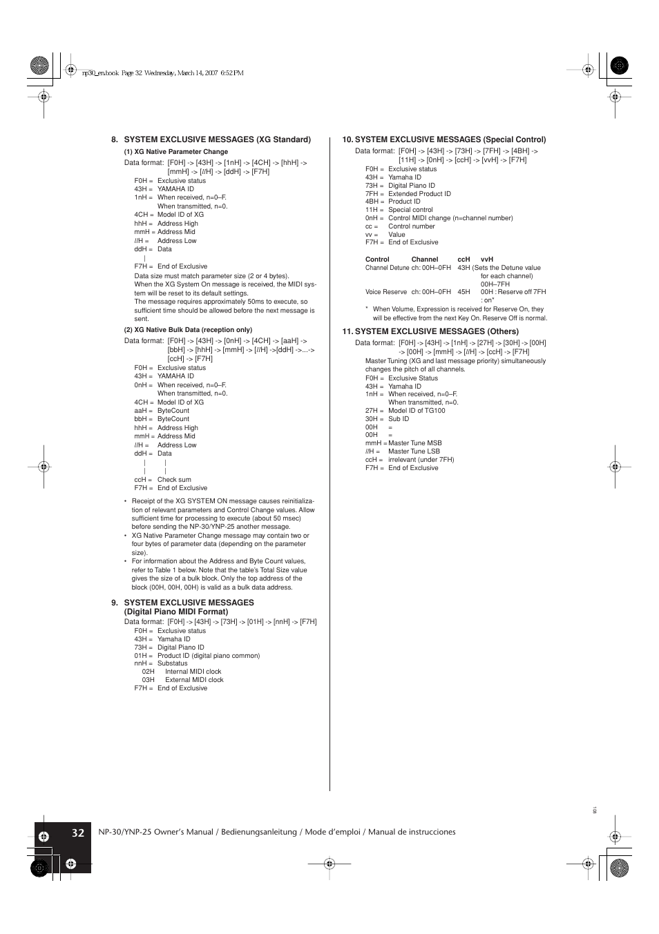 Yamaha YNP-25 User Manual | Page 31 / 37