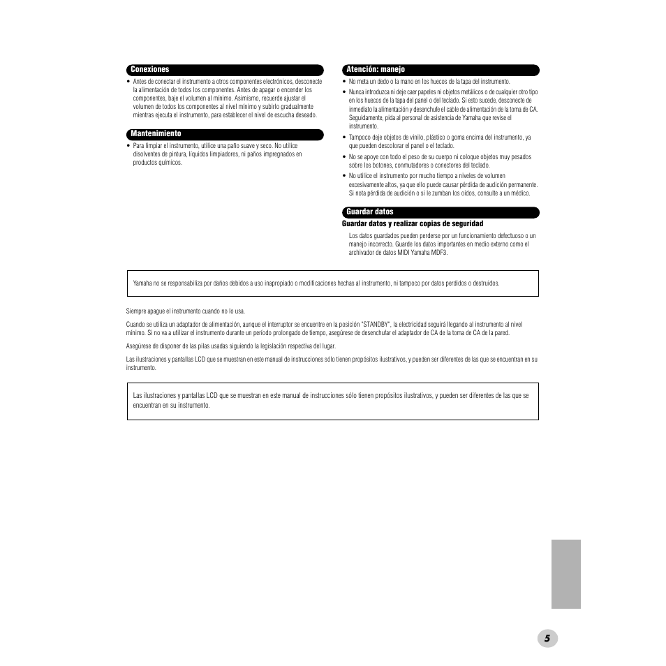 Yamaha PORTABLE GRAND DGX-200 User Manual | Page 5 / 100