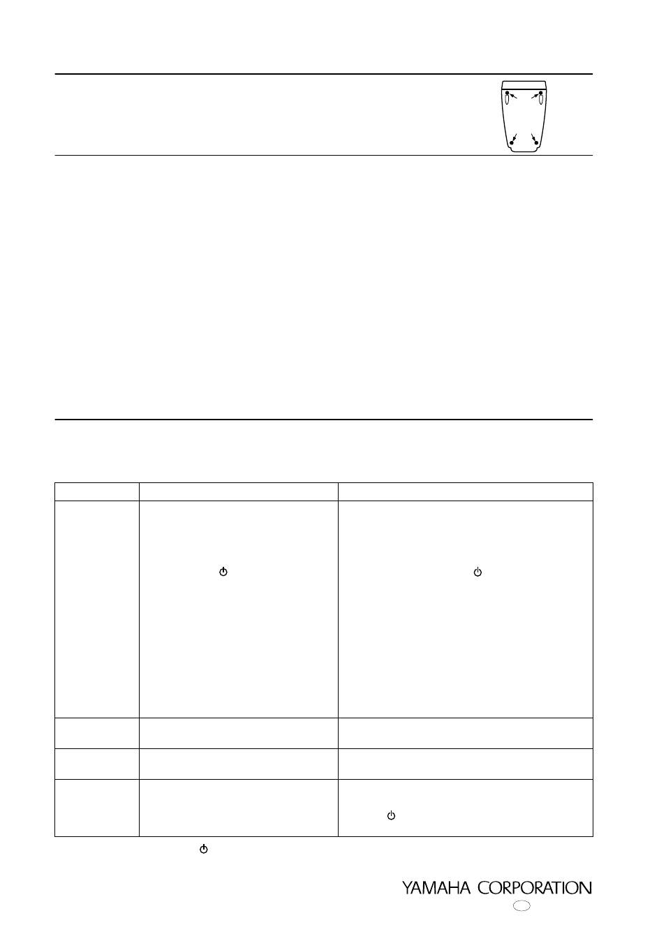 Pieds anti-dérapage, Fiche technique, En cas de problème | Yamaha YST-MS50 User Manual | Page 7 / 7