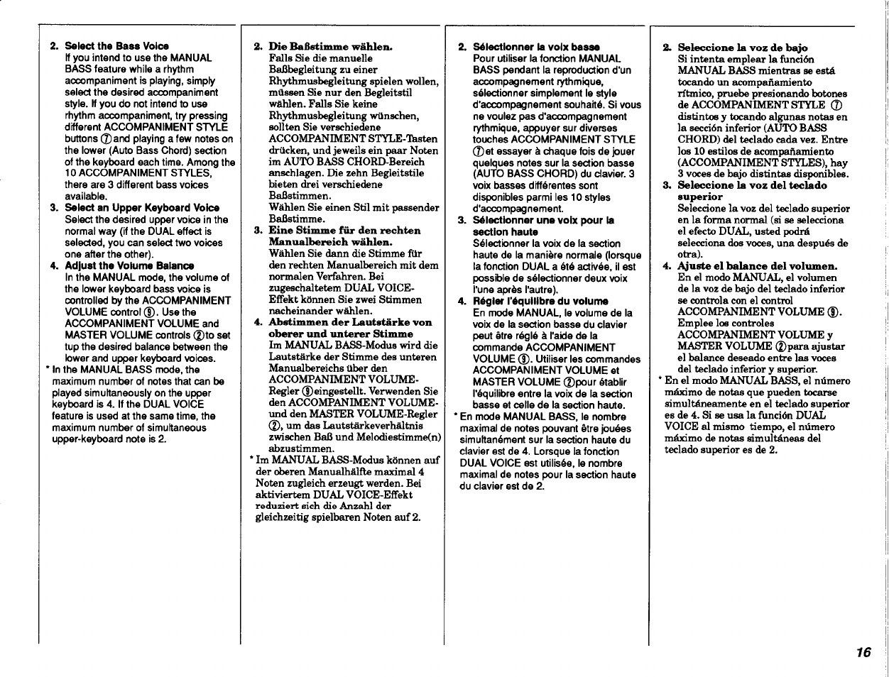 Yamaha Portatone PSR-8 User Manual | Page 17 / 28