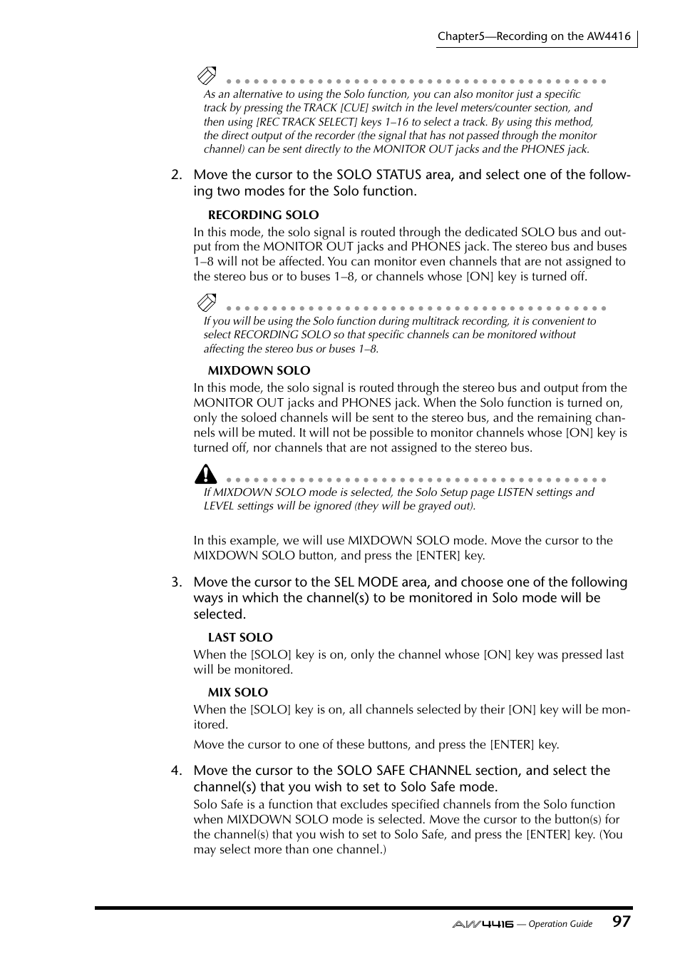 Yamaha AW4416 User Manual | Page 110 / 280