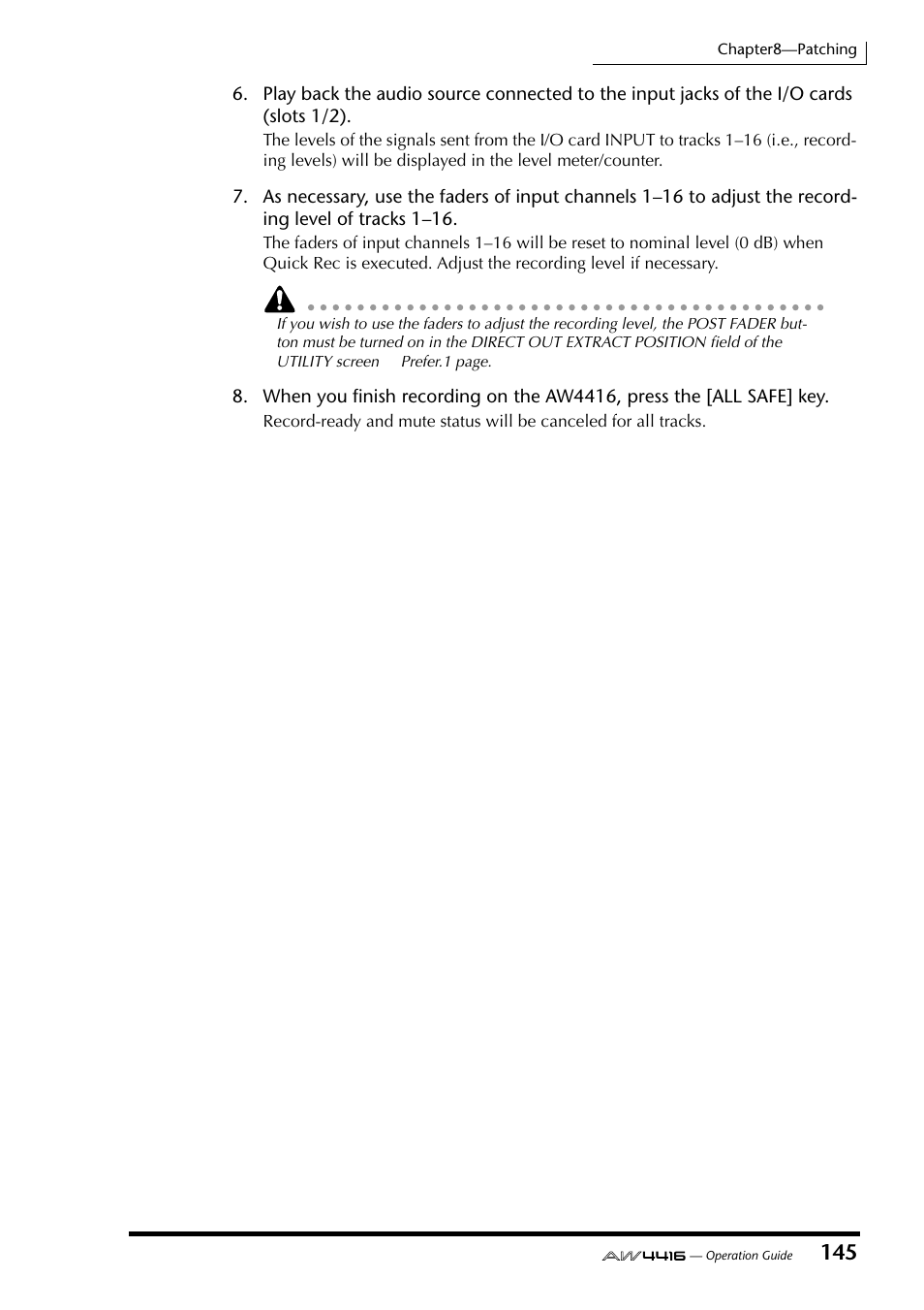 Yamaha AW4416 User Manual | Page 157 / 280