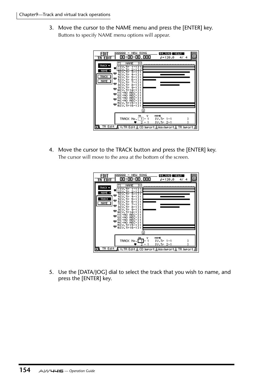 Yamaha AW4416 User Manual | Page 165 / 280