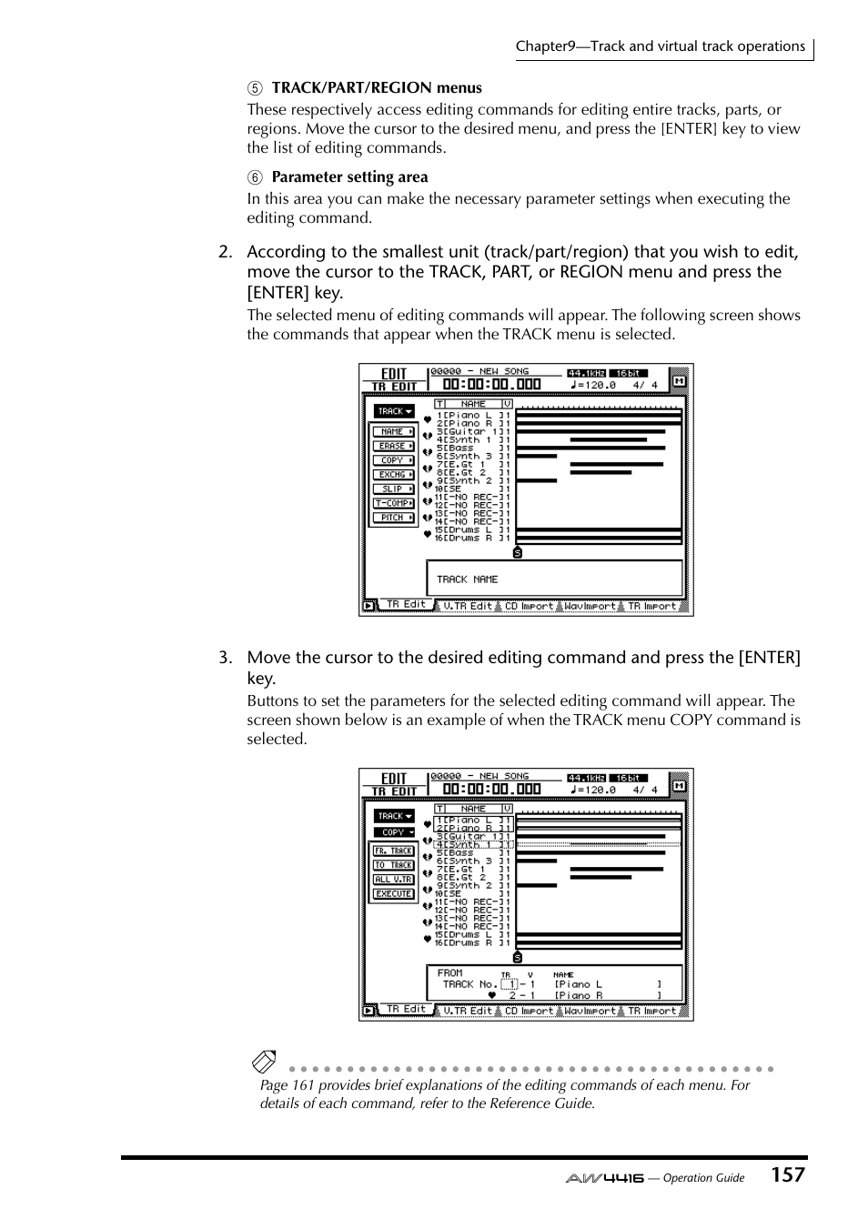 Yamaha AW4416 User Manual | Page 168 / 280