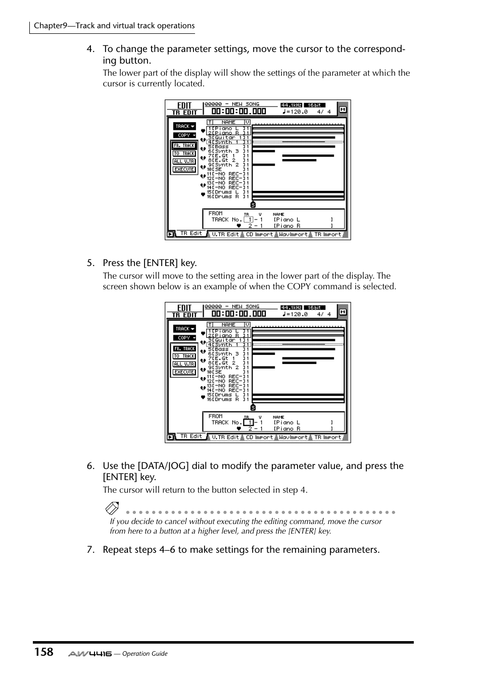 Yamaha AW4416 User Manual | Page 169 / 280