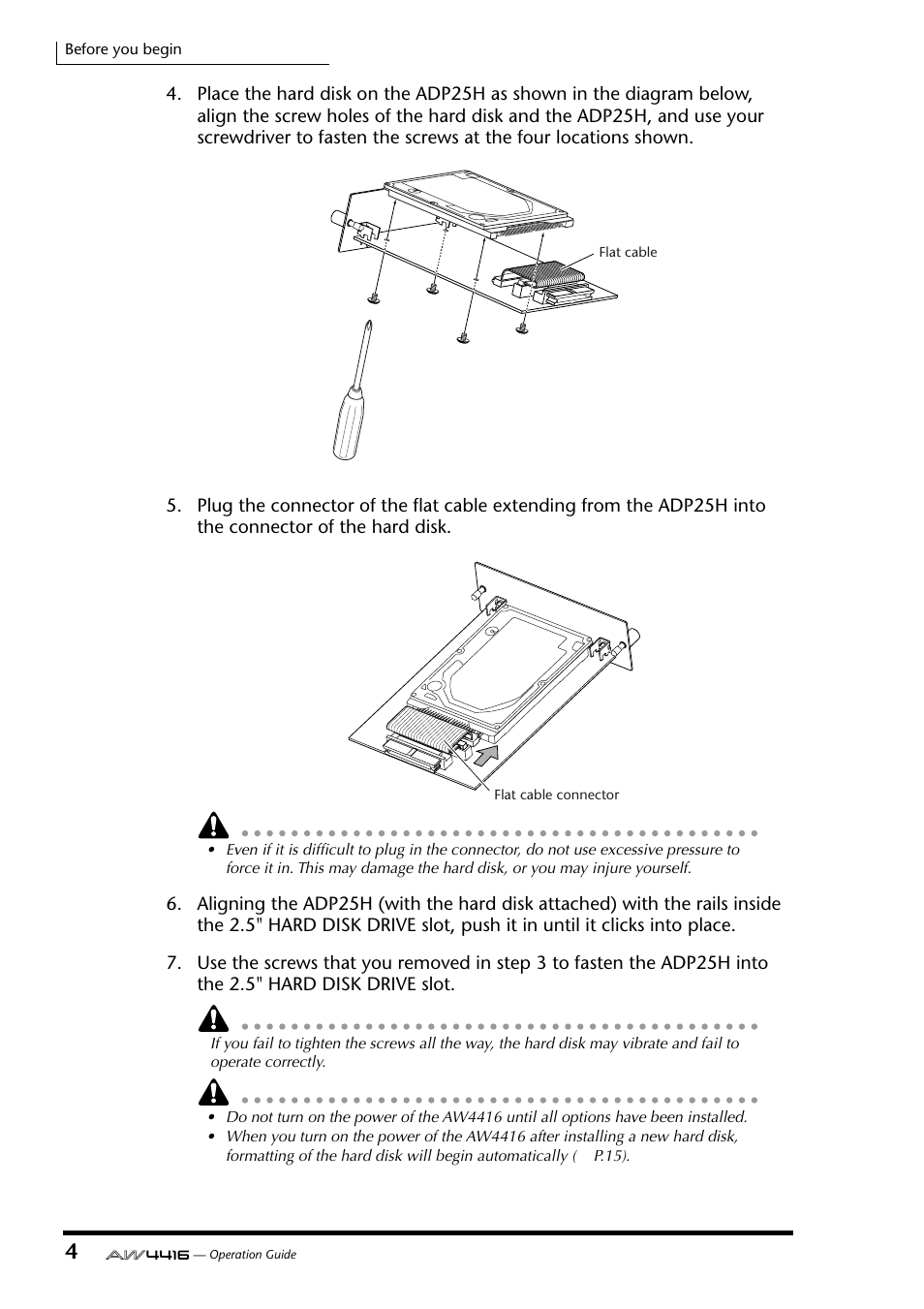 Yamaha AW4416 User Manual | Page 18 / 280