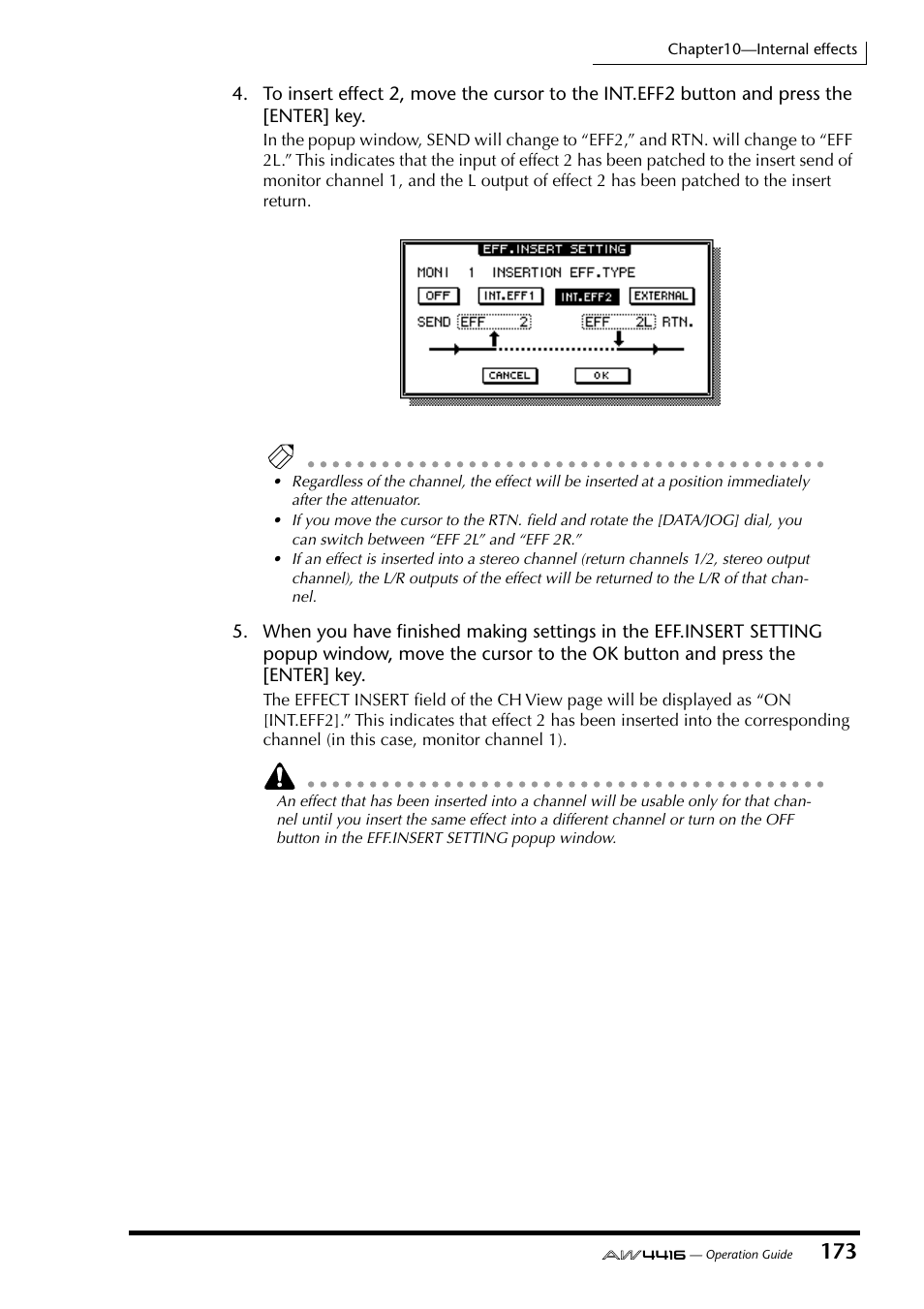 Yamaha AW4416 User Manual | Page 183 / 280