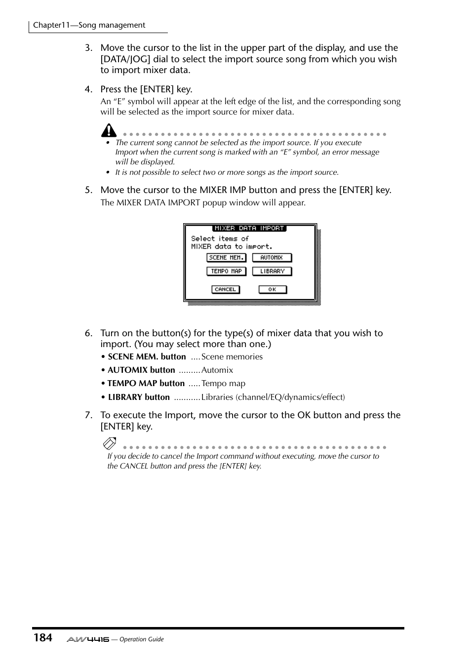 Yamaha AW4416 User Manual | Page 194 / 280