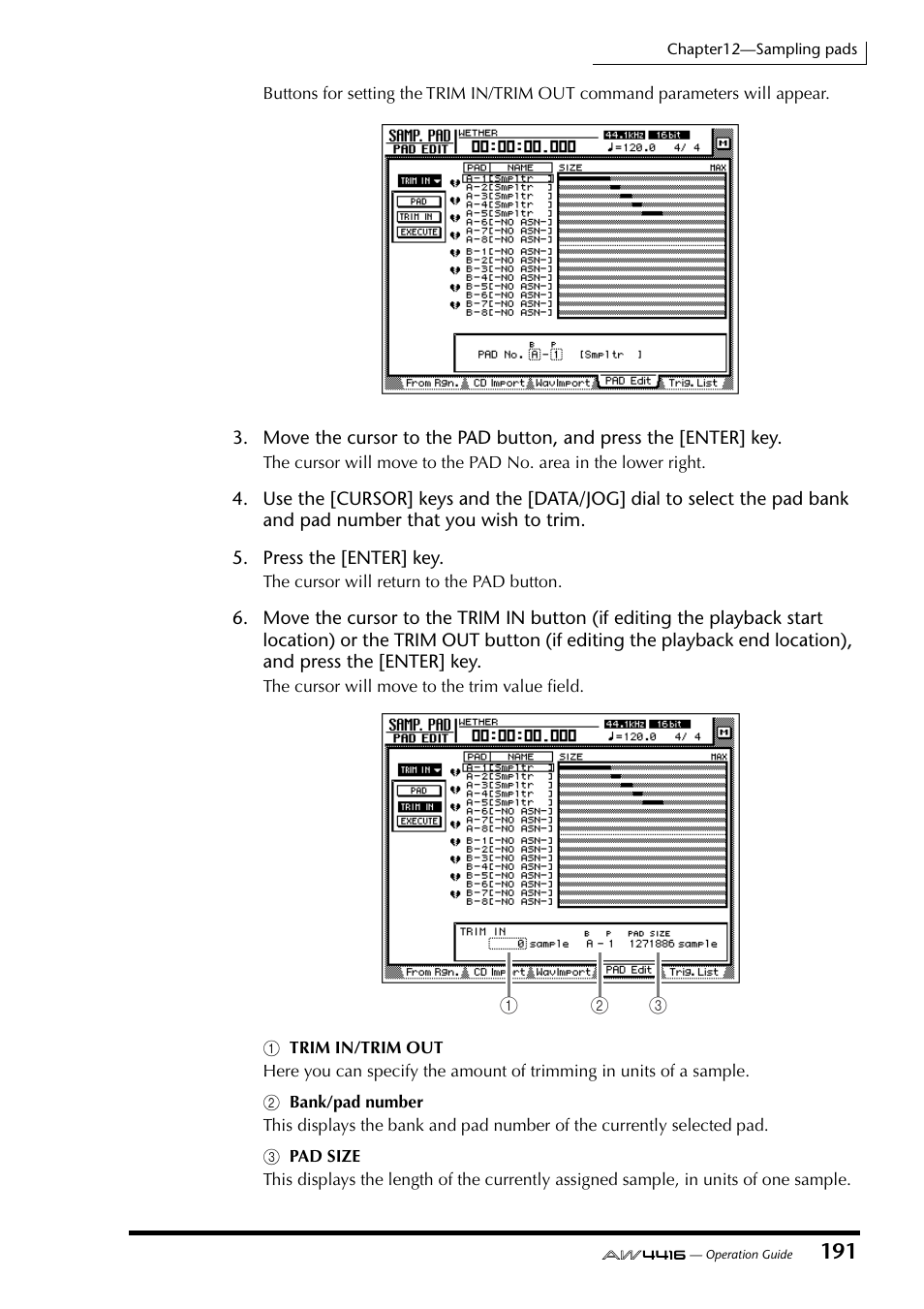 Yamaha AW4416 User Manual | Page 201 / 280