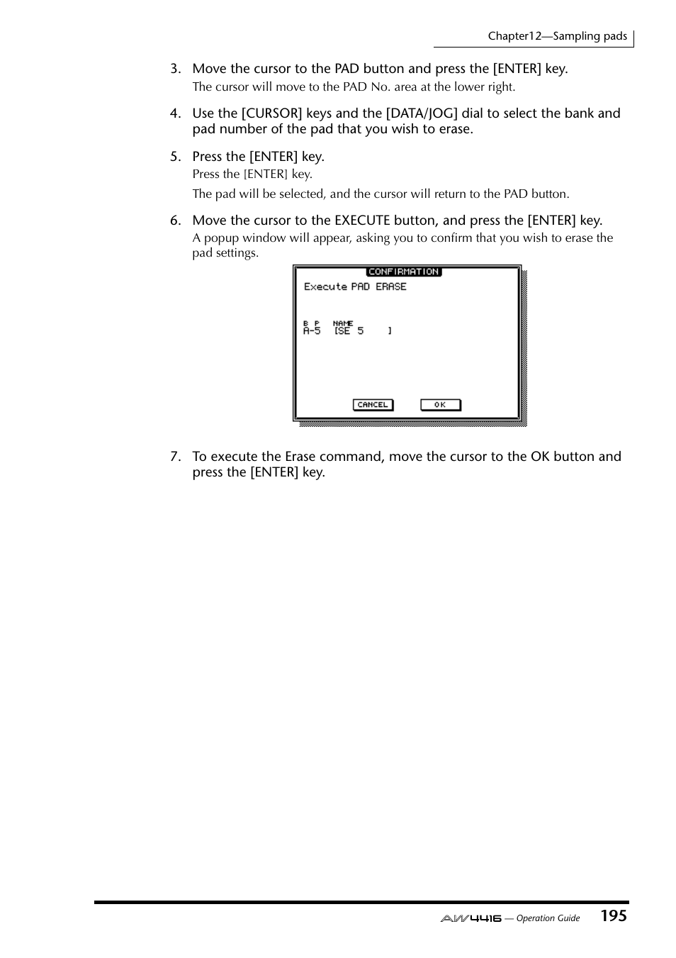 Yamaha AW4416 User Manual | Page 205 / 280