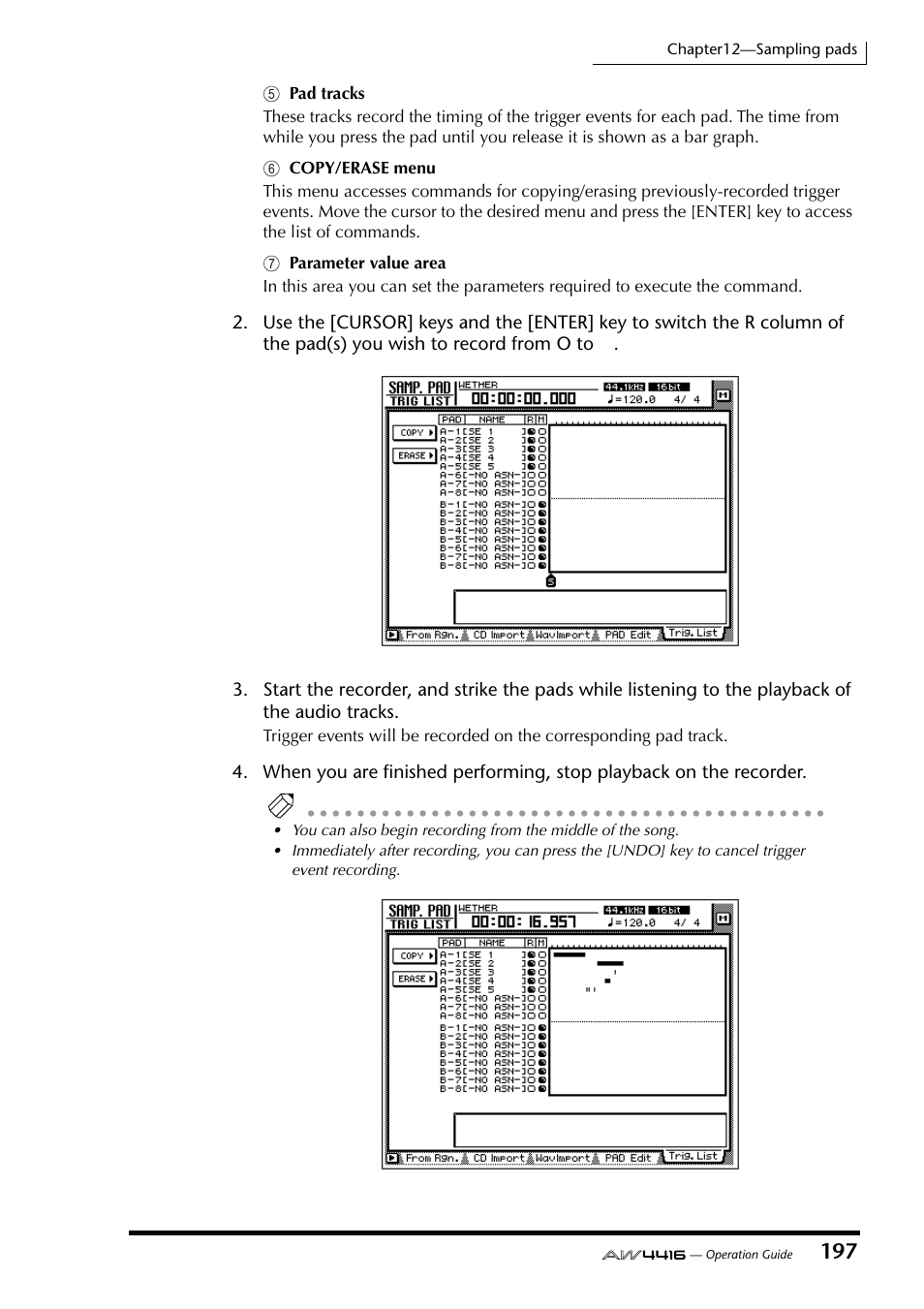 Yamaha AW4416 User Manual | Page 207 / 280