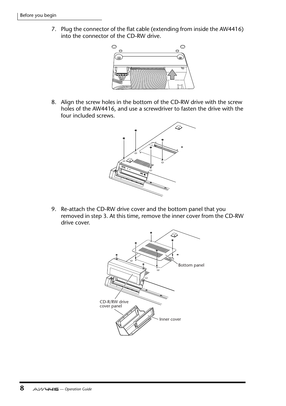 Yamaha AW4416 User Manual | Page 22 / 280