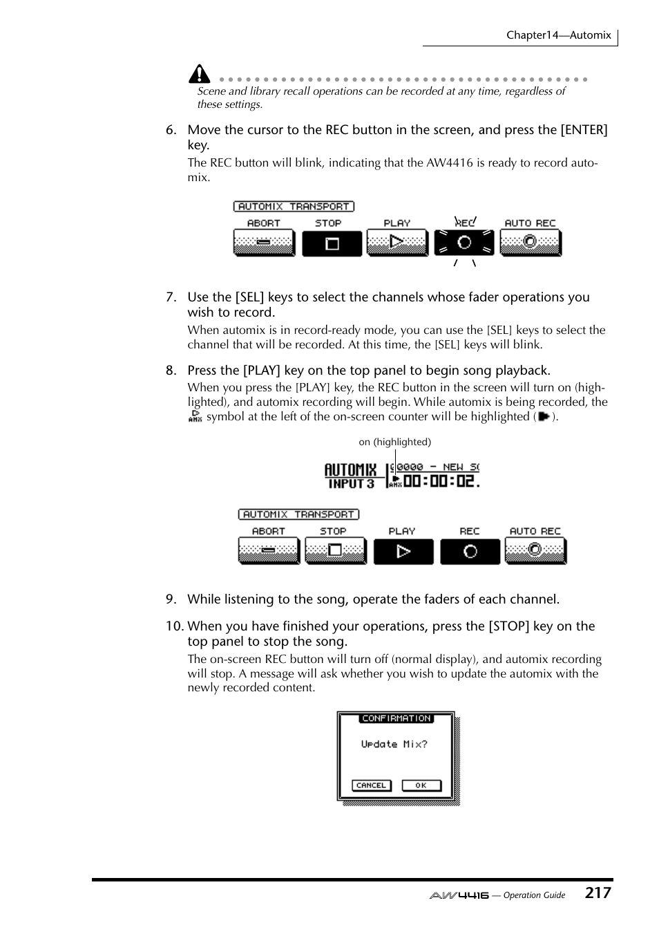 Yamaha AW4416 User Manual | Page 227 / 280