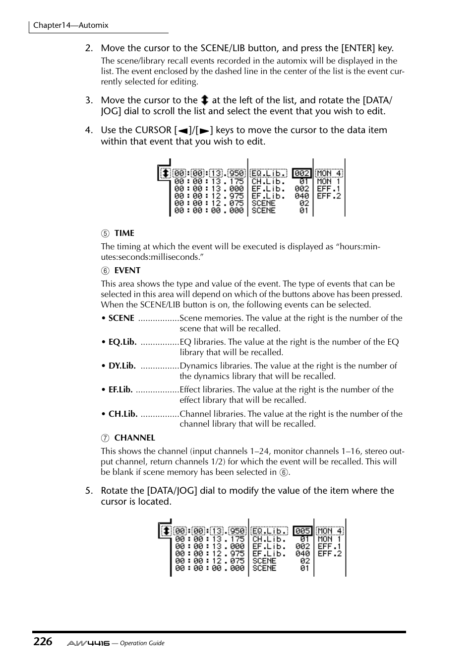 Yamaha AW4416 User Manual | Page 236 / 280