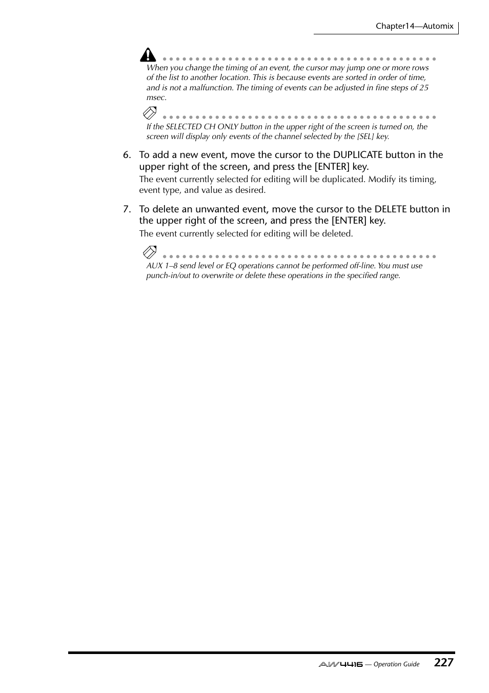 Yamaha AW4416 User Manual | Page 237 / 280