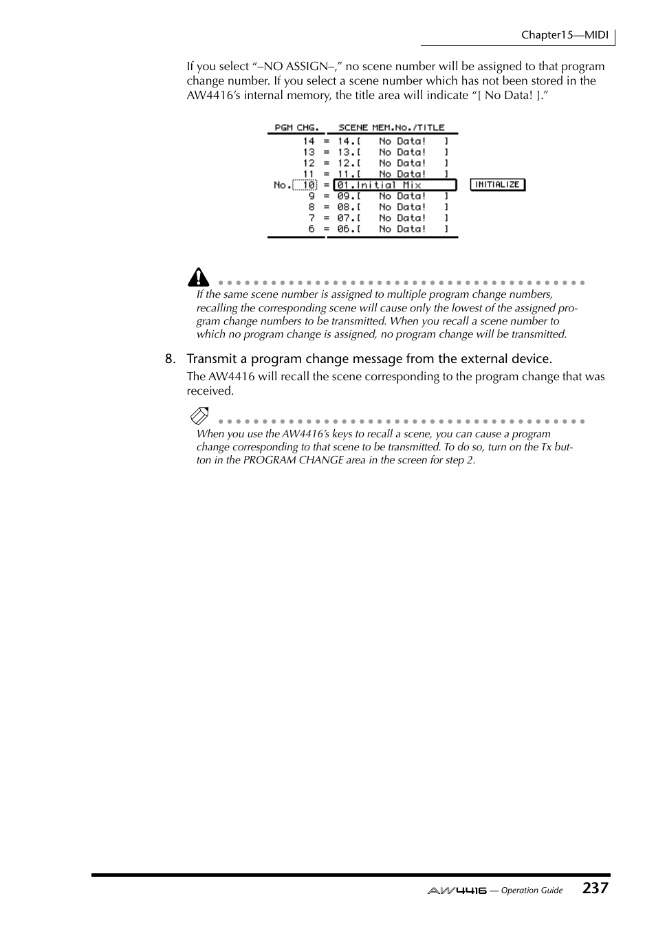 Yamaha AW4416 User Manual | Page 247 / 280