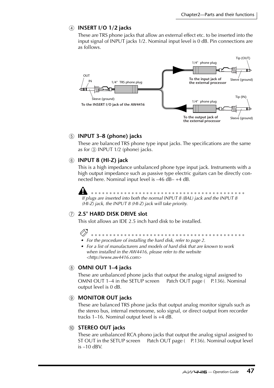 Yamaha AW4416 User Manual | Page 61 / 280