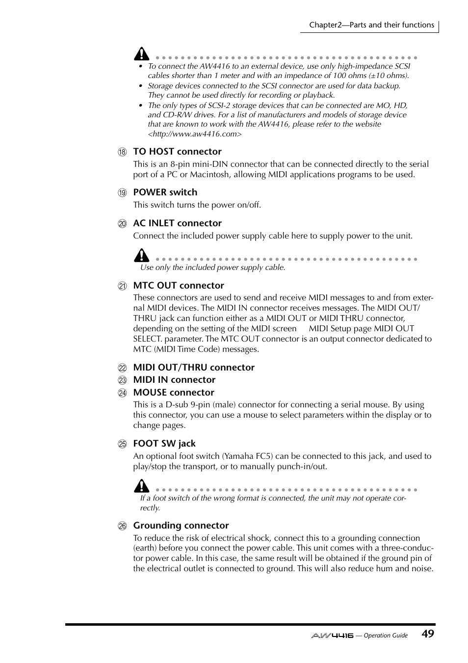 Yamaha AW4416 User Manual | Page 63 / 280