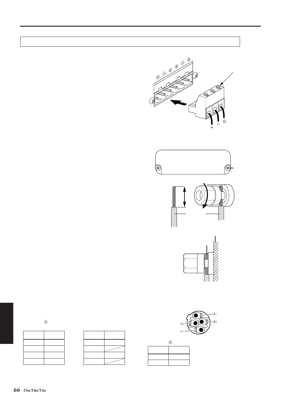 ユ−ロブロックコネクターでの接続, スピ−カ−接続 | Yamaha T3n User Manual | Page 10 / 18