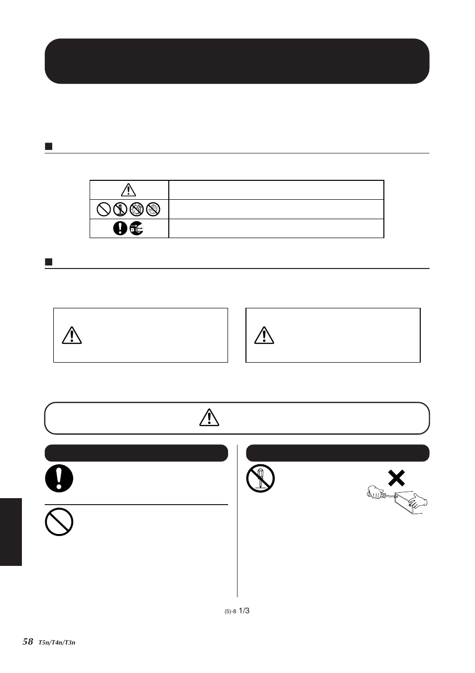 安全上のご注意 | Yamaha T3n User Manual | Page 2 / 18