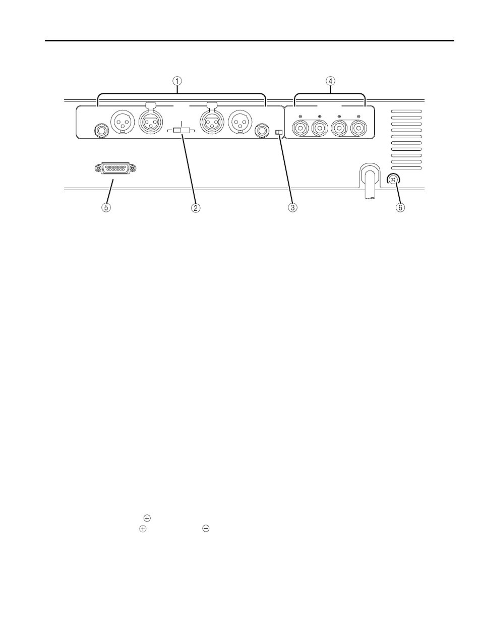 リアパネル | Yamaha HC1500 User Manual | Page 5 / 13