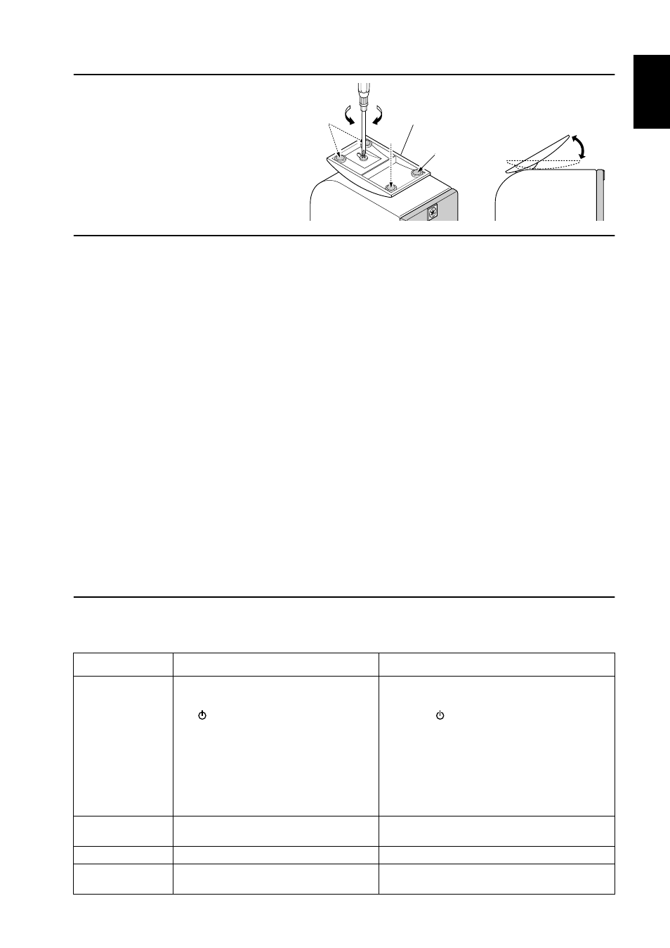 Speaker angle and non skid pad, Specifications, Troubleshooting | Yamaha YST-MS30 User Manual | Page 5 / 6