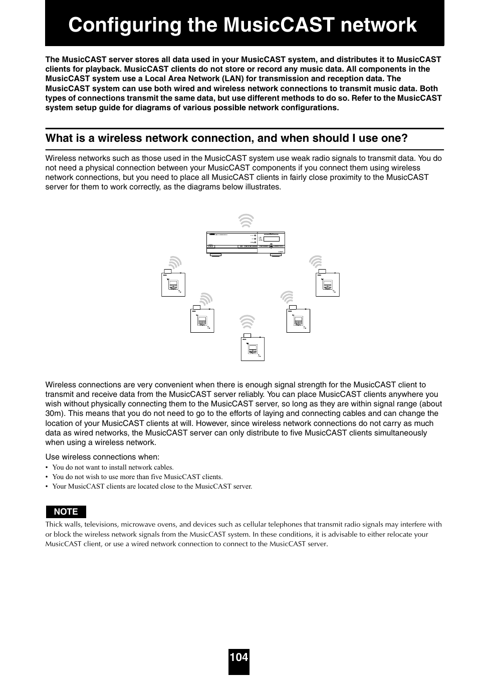 Configuring the musiccast network | Yamaha mcx-1000 User Manual | Page 104 / 148
