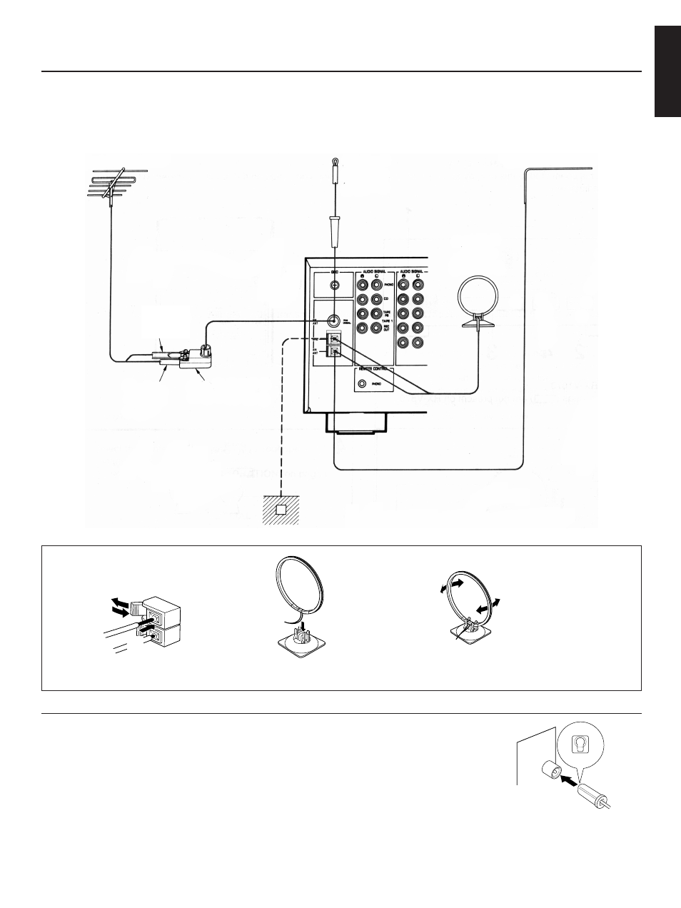 11 english antenna connections | Yamaha RX-V1070 User Manual | Page 11 / 31