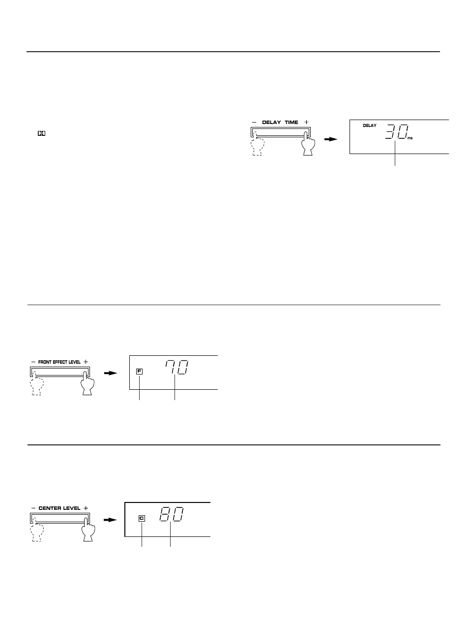 22 adjustment of delay time | Yamaha RX-V1070 User Manual | Page 22 / 31