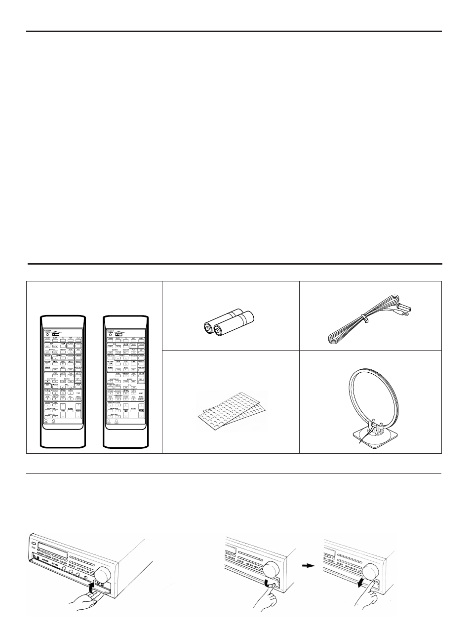 Features, Supplied accessories | Yamaha RX-V1070 User Manual | Page 4 / 31