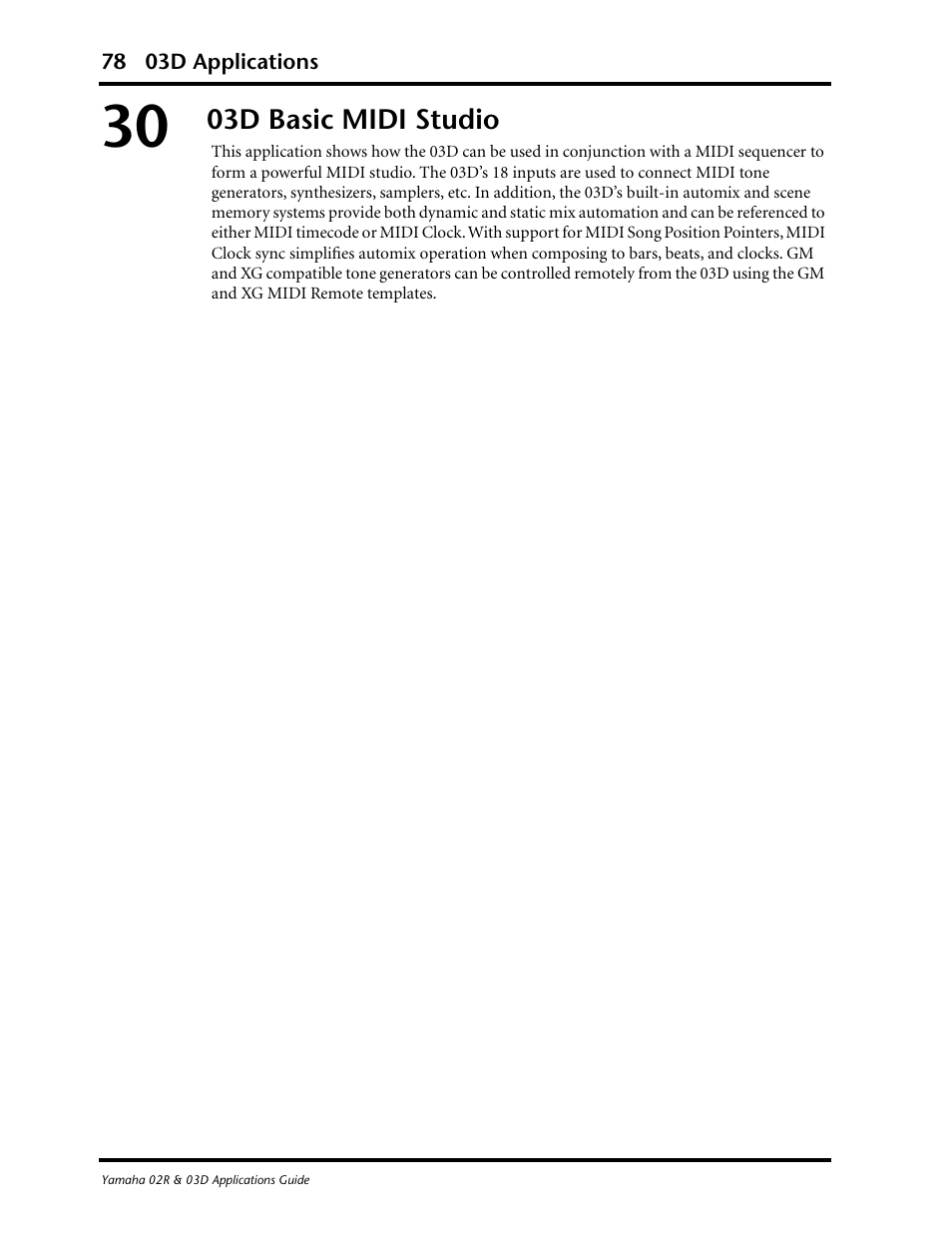 Yamaha 03D User Manual | Page 83 / 89