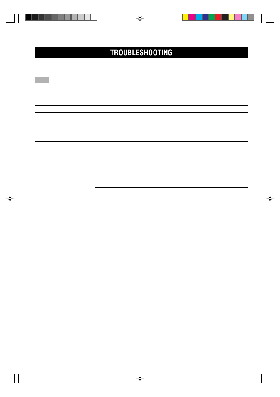 Troubleshooting | Yamaha NX-SW70 User Manual | Page 10 / 14