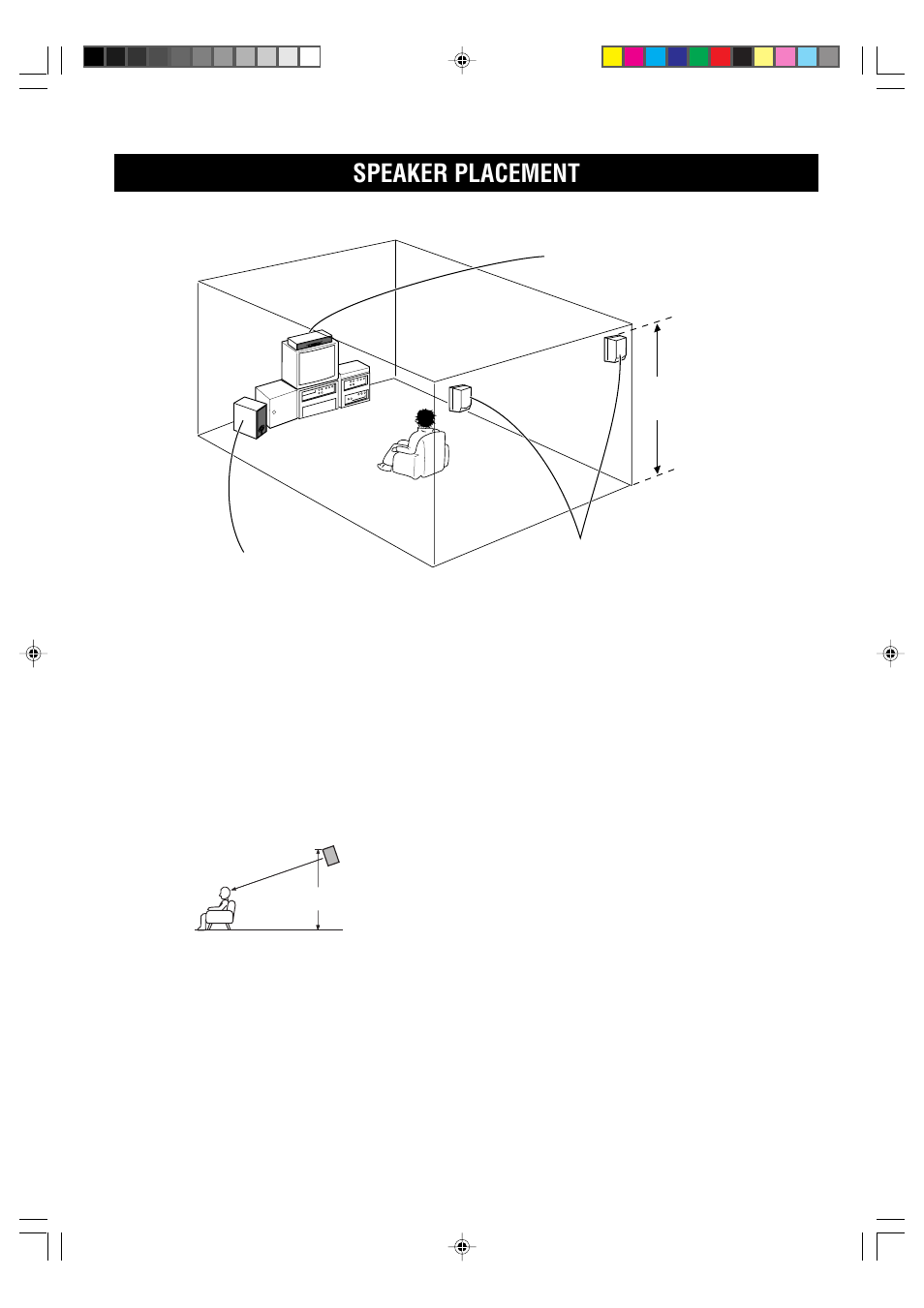 Speaker placement, Subwoofer, Rear speakers | Av-s70 (sold separately) | Yamaha NX-SW70 User Manual | Page 4 / 14