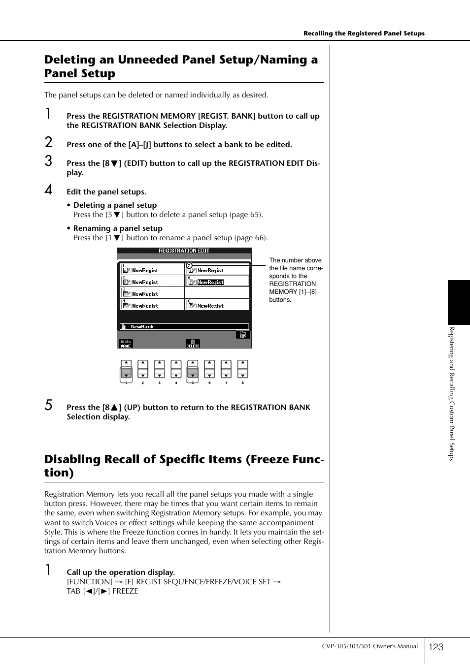 P. 123 | Yamaha 303 User Manual | Page 123 / 220