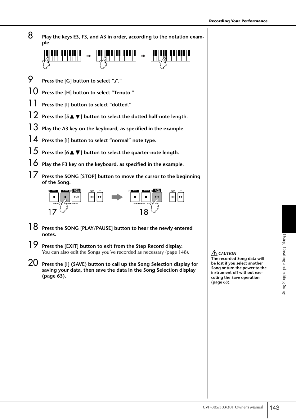 Yamaha 303 User Manual | Page 143 / 220