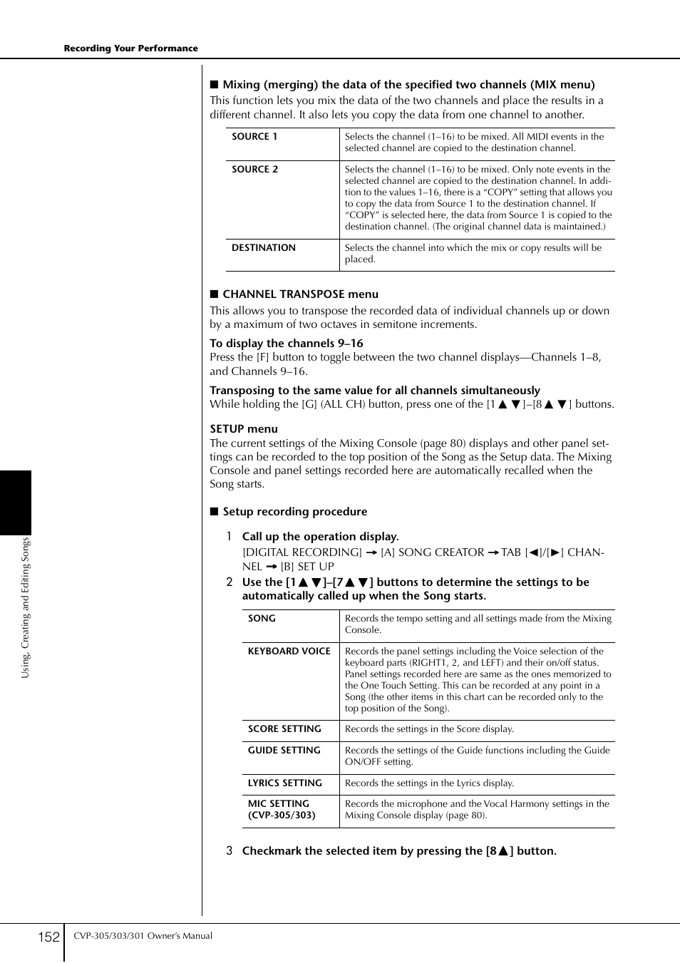 Yamaha 303 User Manual | Page 152 / 220