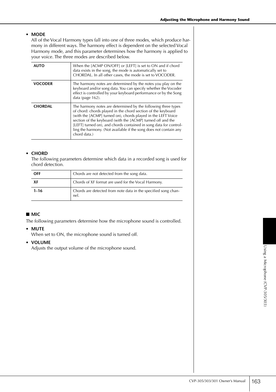 Yamaha 303 User Manual | Page 163 / 220