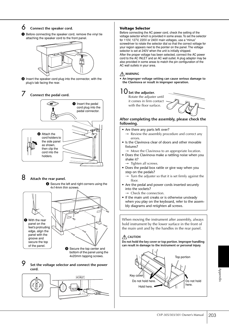 Yamaha 303 User Manual | Page 203 / 220