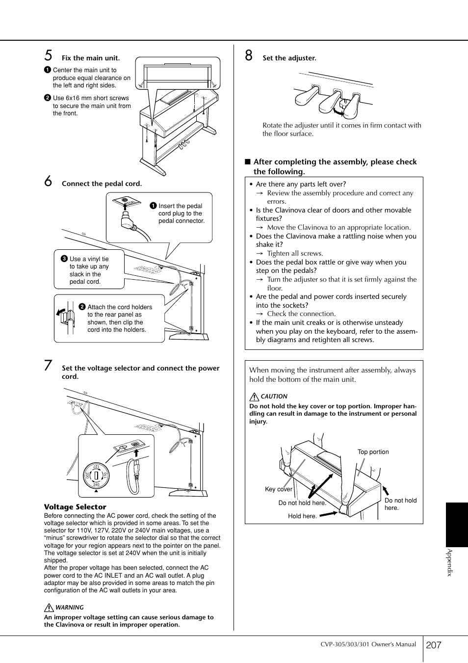 Yamaha 303 User Manual | Page 207 / 220