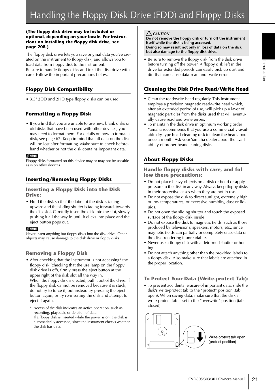 Yamaha 303 User Manual | Page 21 / 220