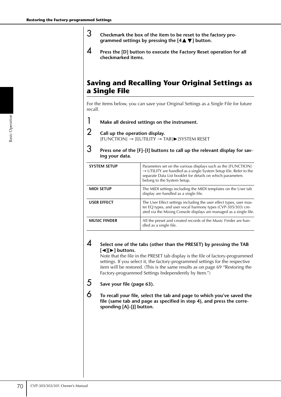 Yamaha 303 User Manual | Page 70 / 220