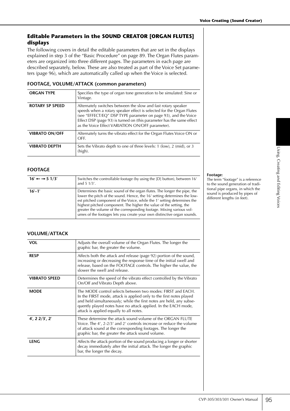 Yamaha 303 User Manual | Page 95 / 220