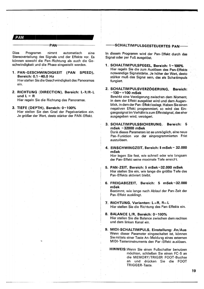 Yamaha SPX90 II User Manual | Page 86 / 101